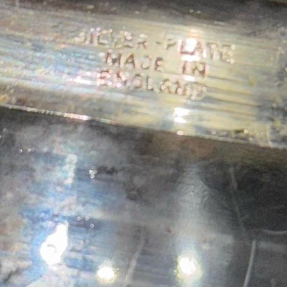 Vintage Silver-Plated Crystal Bowl - Picture 8 of 8